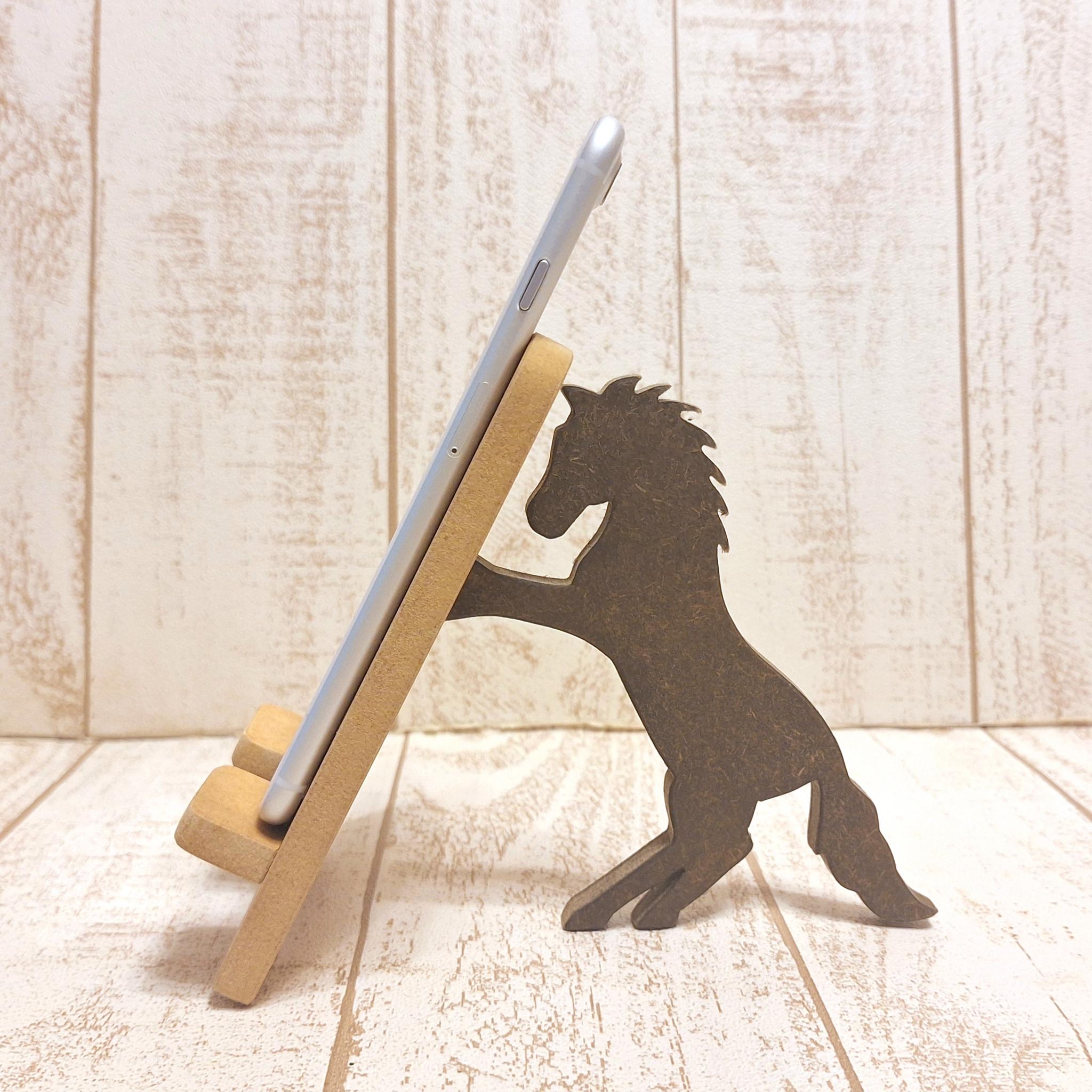 【受注制作】動物が支えるスマホスタンド リニューアル版（17種類対応・名入れ可・色変更可） | 5枚目