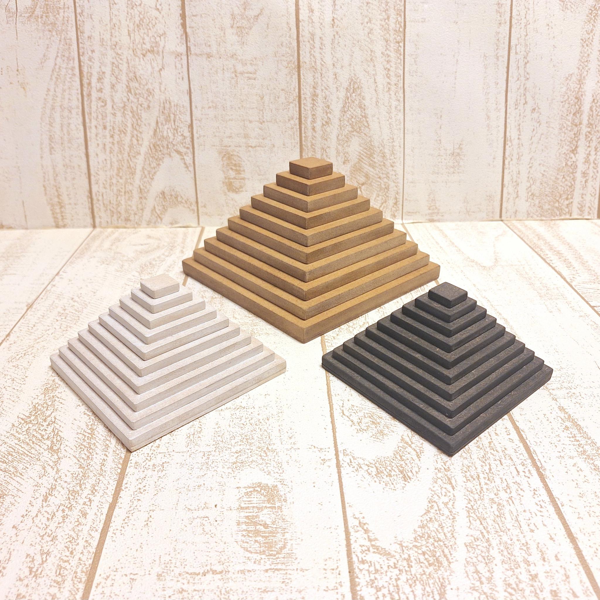 木製ピラミッド型オブジェ・小物入れ｜サイズ・カラー選択可／印鑑・アクセサリー収納 | 11枚目