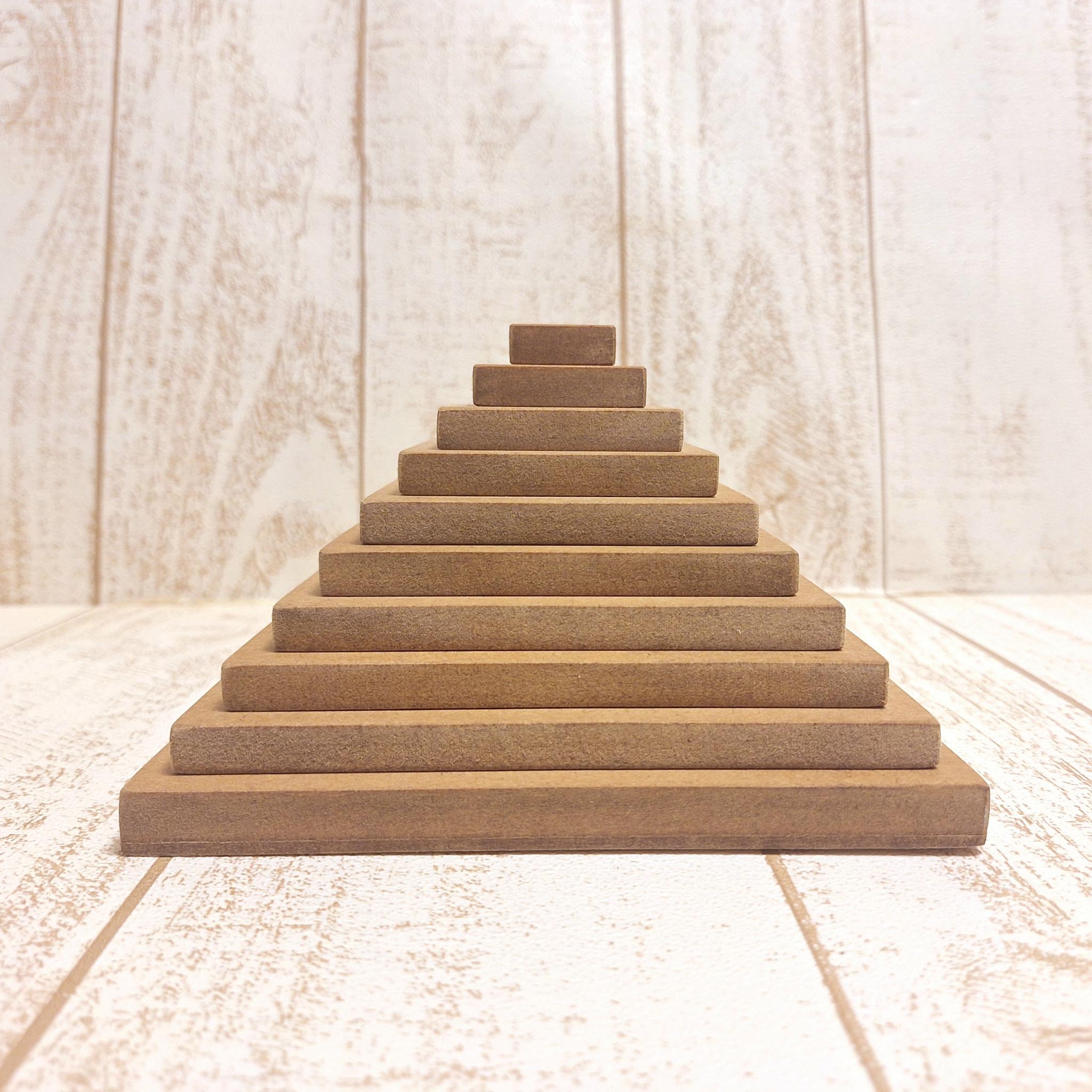 木製ピラミッド型オブジェ・小物入れ｜サイズ・カラー選択可／印鑑・アクセサリー収納 | 3枚目